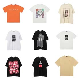 MARNI Fashionable graphic color T-shirt-1766  