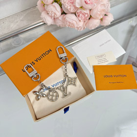 Louis Vuitton LV metal chain flowers and letters string bag chain pendant-4010  